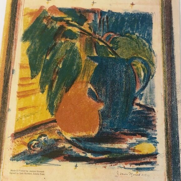 Jeanne Moment Art Print Reed College Oregon Still Life 1950 - Picture 15 of 15